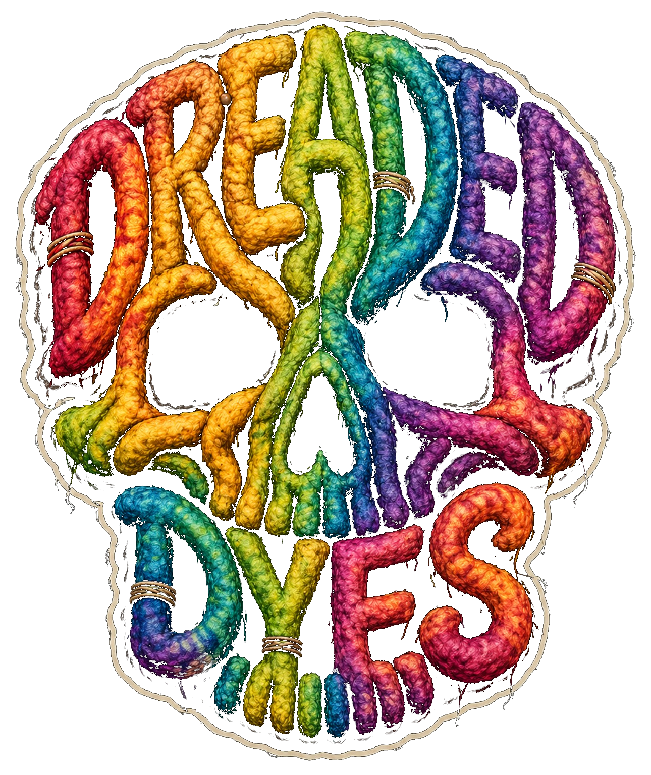 Dreaded Dyes skull logo
